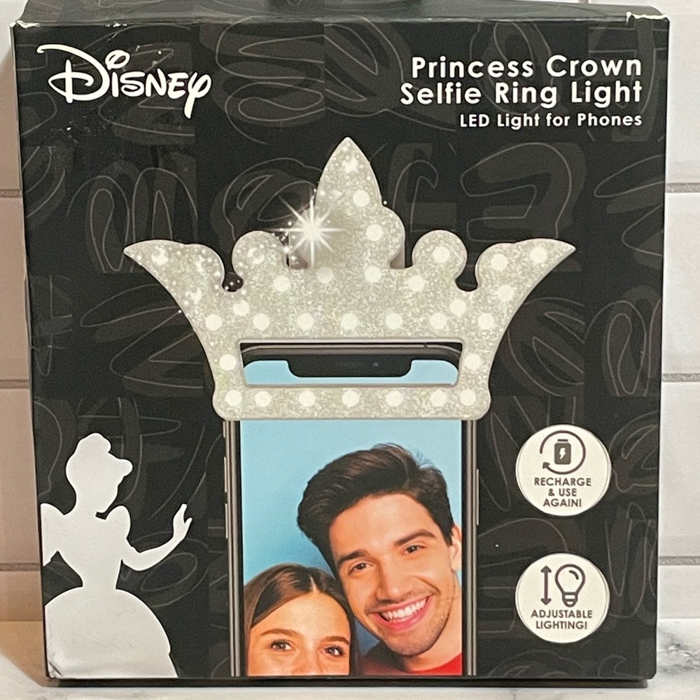 Disney Princess Crown Selfie Light Ring